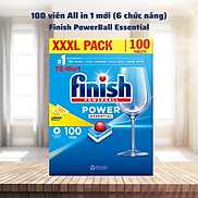 Viên rửa chén bát Finish All In One loại 90 viên, 120 viên