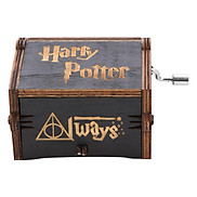 Hộp Nhạc Gỗ Harry Potter - Hedwig s Theme - Đen