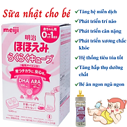 Sữa cho trẻ sơ sinh 0-1 tuổi Meiji Nhật giàu dưỡng chất kèm DHA giúp phát