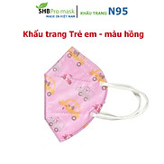 Khẩu trang y tế trẻ em N95 Pro Maskmàu trắng, xanh