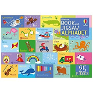 Book And Jigsaw Alphabet