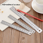 Thước Kẻ Thép không gỉ Cao Cấp - Thước Lá Kích Thước 15cm