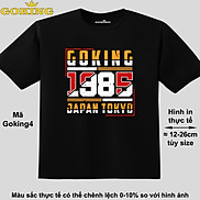 GOKING-1985, mã Goking4. Áo thun siêu đẹp cho cả gia đình. Form unisex cho