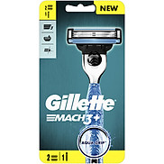 Dao cạo Gillette Mach 3+ , Hộp 1 cán + 2 đầu lưỡi