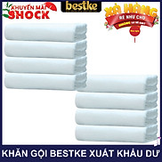 Combo 8 cái Khăn gội bestke 100% cotton xuất khẩu Nhật còn dư