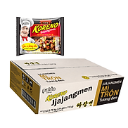 Thùng 24 Gói Mì Trộn Tương Đen Koreno Jjajangmen 115g