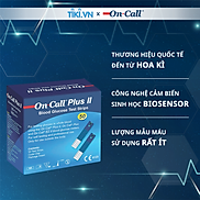 Hộp 50 Que Thử Đường Huyết On Call Plus Dùng Cho Máy On Call Plus & On