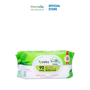 Khăn ướt không mùi Yuniku Aloe Vera 90 tờ gói