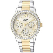 Đồng Hồ Nữ Citizen Đính Đá Swarovski Dây Thép Không Gỉ ED8094-52N