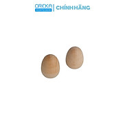 Đồ chơi trẻ em Oreka Montessori Bộ gõ Lắc hình Trứng - 0191160