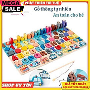 Bộ Đồ Chơi Câu Cá Xếp Hình , Số Và Chữ 6 Trong 1 Phát Triển Tư Duy Cho Bé