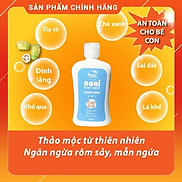 Nước thảo mộc tắm gội cho bé - sạch da đầu, ngừa mụn nhọt rôm sẩy