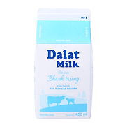 Sữa Tươi Thanh Trùng Dalatmilk Không Đường 450ML