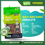 Đậu lăng xanh Green Lentils Absolute Organic túi 400g