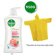 SỮA TẮM DETTOL ONZEN DƯỠNG DA ĐÀO & PHÚC BỒN TỬ 950G CHAI