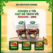 COMBO2 TÚI HẠT DẺ TÁCH VỎ ORGANIC 100GR DAN D PAK KHÔNG CHẤT BẢO QUẢN