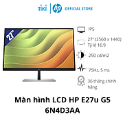 Màn hình vi tính HP E27u 27 inch G5 QHD USB-C Monitor,3Y WTY_6N4D3AA