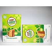 Hộp bánh dừa nướng topcoco vị nguyên bản 230g