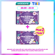 Băng Vệ Sinh Watsons Slim Soft Wing Cottony Soft 29cm Loại Mỏng Có Cánh