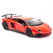 Mô hình xe LAMBORGHINI AVENTADOR LP750-4 SV RED 1 24 BBURAGO - MH18-21079