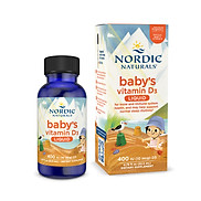 Syro Baby Vitamin D3 Nordic Naturals, Vitamin D3 tự nhiên cho bé, 400IU