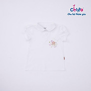 Áo Polo Chippo cho bé gái chất liệu 100% Cotton cho bé từ 1 đến 5 tuổi