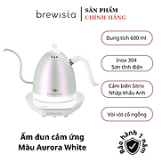 Ấm đun kiểm soát nhiệt độ Brewista 600ml - Aurora White