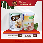 Combo Sữa Hạt Chay Dinh Dưỡng 400g + Bột Sữa Mầm Gạo Lứt 400g - Soyna