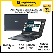 Laptop Acer Aspire 7 A715 43G R8GA R5 5625U 8GB 512GB 4GB RTX3050 15.6 F