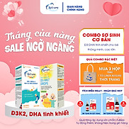 Combo Avisure D3MK7 và Avisure DHA smart kid hỗ trợ bé cao lớn, thông minh