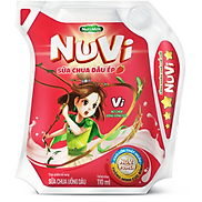 NuVi Sữa chua Dâu Ép túi NuVi Power 110 ml NDT110TI NUTIFOOD