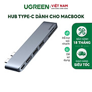 Hub USB type C mở rộng cổng HDMI, PD, Sd TF - 2xUSB3.0