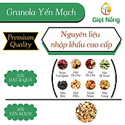 Hạt ăn kiêng granola ngũ cốc ăn kiêng giảm cân không đường nhiều yến mạch