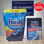 COMBO FINISH Viên rửa bát All in one 90 viên + Muối 1,2kg