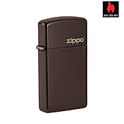 Bật Lửa Zippo 49266ZL Zippo Slim Brown Zippo Logo