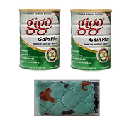 Combo 2 hộp Sữa Bột Gigo Gain Plus 900g - DD hàng ngày cho người gầy