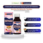 Siro VITAHEALTH Multivitamin Syrup Lysine & Prebiotics Bổ Sung Vitamin Cho