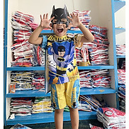 Bộ quần áo siêu nhân batman lửng cho bé trai B146 tặng kèm choàng và mặt nạ