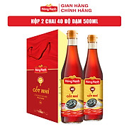 Hộp 2 chai nước mắm truyền thống Phú Quốc Hồng Hạnh Cốt Nhỉ 40 độ đạm