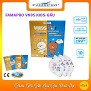 HỘP - FAMAPRO VN95 KIDS - Khẩu trang y tế trẻ em Famapro VN95 KIDS 10 cái