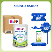 Thùng 4 lon Sữa bột dinh dưỡng công thức HiPP 1 Organic Combiotic 350g