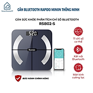 Cân Sức Khỏe Thông minh Rapido RSB02 RSB04-S RSF02 - Màn Hình LCD Lớn