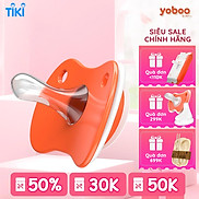 Bộ 2 ti giả cho bé Yoboo YB-0038 chất liệu silicone mềm mại mô phỏng ti mẹ