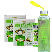 Combo 2 hộp bột cần tây dalahouse 60gr tặng kèm chai thủy tinh cao cấp