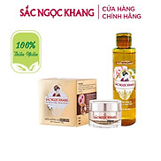 Bộ đôi kết hợp Kem dưỡng da ban đêm Sắc Ngọc Khang 30g + Nước hoa hồng