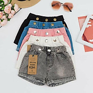 Sz 6-18kg Quần Sooc Jean Mềm mát, co giãn, Phong Cách Cho Bé Gái