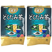 Combo 2 Túi Trà thải độc diếp cá Dokudami Orihiro Nhật Bản túi 60 gói