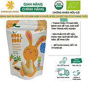 Bánh gạo ăn dặm hữu cơ cho bé Nobi Nobi vị chuối, bí đỏ, cà rốt 15g