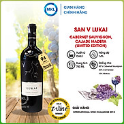 Rượu Vang Đỏ San Vicente Lukai Cabernet Sauvignon 750ml 13% Phiên bản giới