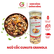 Granola Ngũ Cốc Ăn Kiêng - Ngũ Cốc Granola Siêu Hạt Gunuts Không Đường